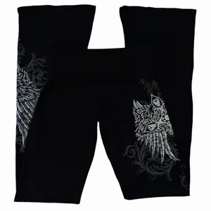 Heaven sent foldover flared leggings