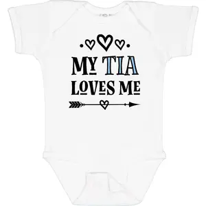 My Tia Loves Me Childs Baby Bodysuit