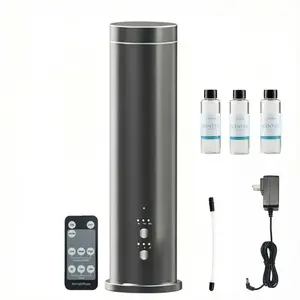 Bluetooth Essential Oil Diffuser Machine for 1,000 sq ft Home Remote Control Cold Air Waterless Diffuser for Hotel Office Spa 3pcs 20ml Oil Included Low Maintenance Quiet Operation