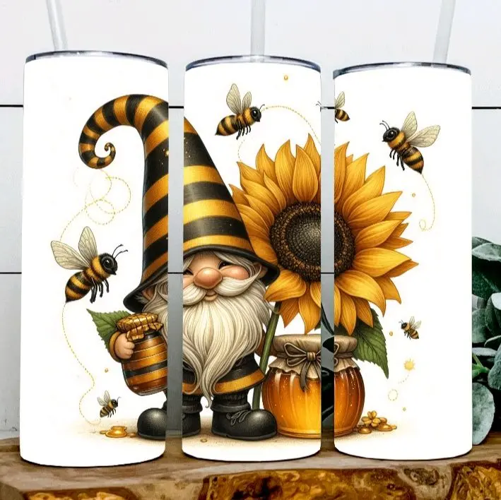 James the Bee Gnome Tumbler