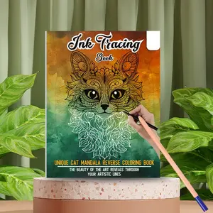 Animal Coloring Book Set, Portable Size Ideal for Commuting & Travel, Perfect Gift for Adults Seeking Stress Relief (pen Not Included)