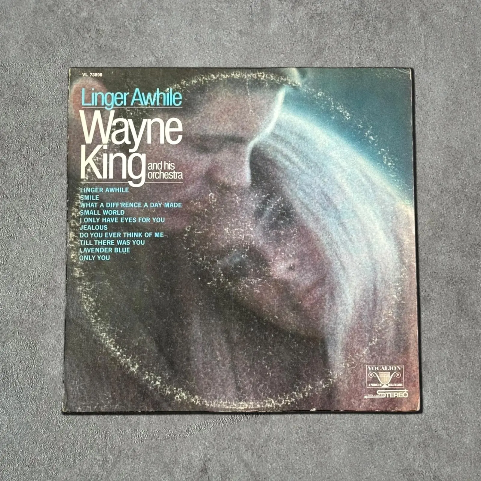 Wayne King “Linger Awhile” Vintage Record Vinyl