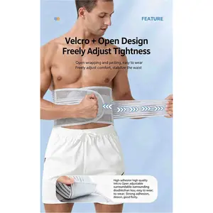 Weilike Training Protective Gear Lumbar Support Belt with Steel Plate Support for Lumbar Discs, Summer Thin Breathable Waist Support