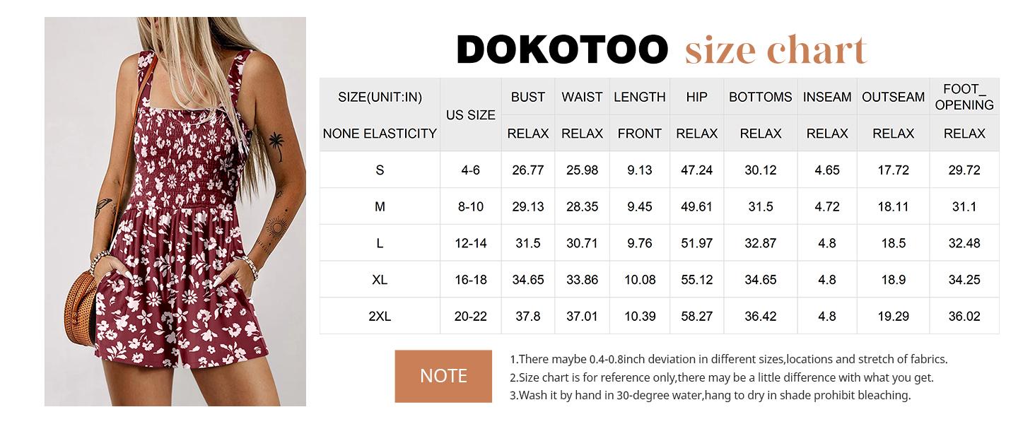 Dokotoo Rompers for Women 2026 Casual Loose Short Overalls One Piece Sleeveless Jumpsuits with Pockets Floral Print Summer Outfits Dokotoo Rompers for Women 2026 Casual Loose Short Overalls One Piece Sleeveless Jumpsuits with Pockets Floral Print Summer Outfits