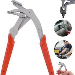 Plastic buckle tool, Car Repair Tool, for interior panel disassembly, disassembly of automotive maintenance fasteners, disassembly of decorative buckles, rivets, interior panel clips, disassembly of clip pliers for red rivets (1 piece)