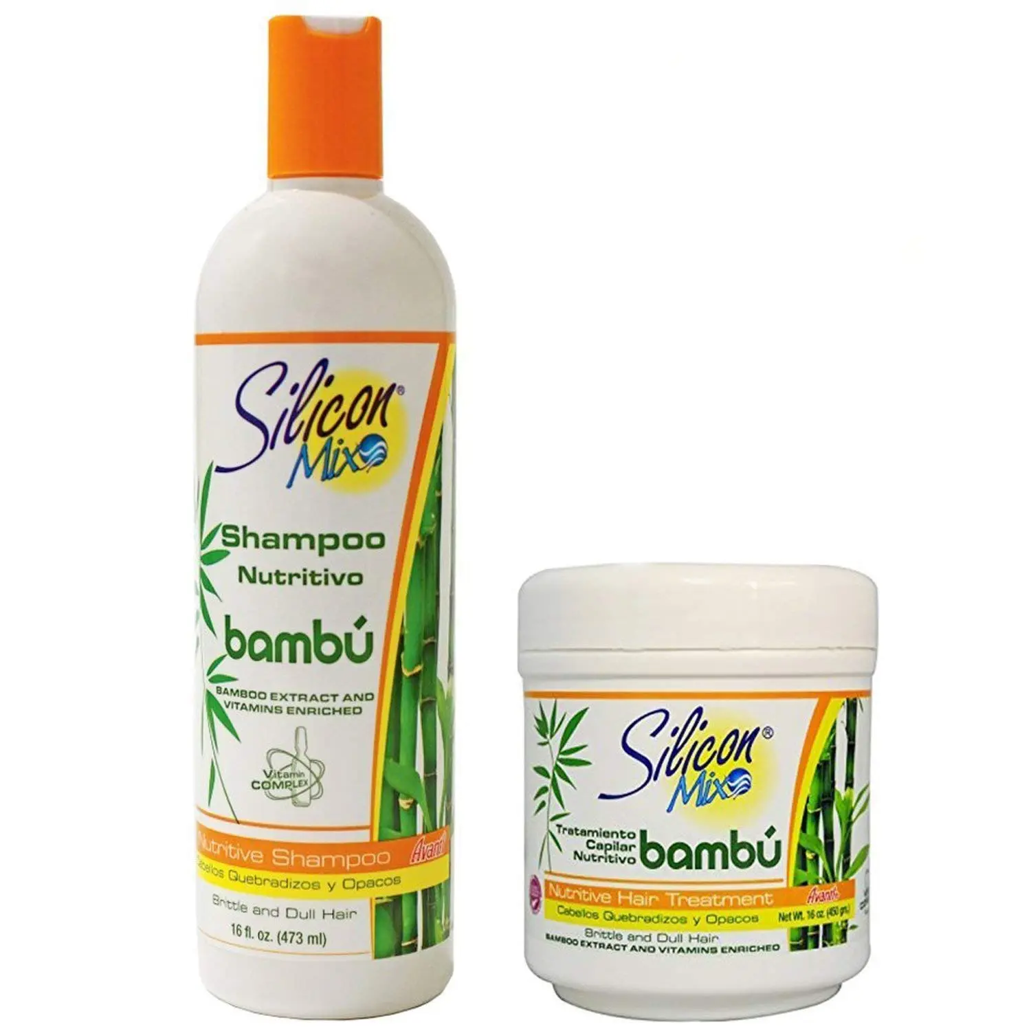 Silicon Mix Bambu capillary treatment shampoo and conditioner
