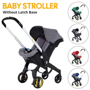Baby stroller Newborn Stroller,3 -6 Months Foldable Stroller Legs,Equipped with ChestClip,One-Click Contraction Function,Alloy Metal Material,4-wheel Travel Toddler Stroller
