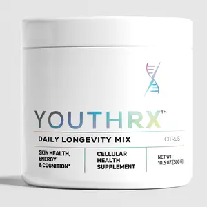 [YouthRX] + [Dietary Supplement Beverage Powder] + [Vitamins] + [Dietary Supplement] + [Daily Longevity Mix for Cellular Health]