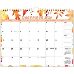 2026-2027 Calendar - Wall Calendar from Apr 2026 to Jun 2027, 15 Monthly Planner with Seasonal Designs for Planning and Organizing for  or Office, 11.5 x 14.5 In Calendar 2026-2027