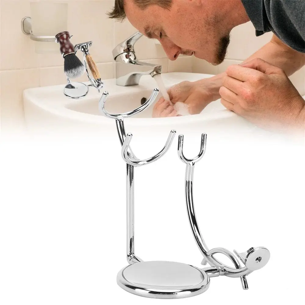 Shaving Brush and Razor Holding Stand