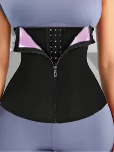 Women's Sports Waist Belt, Yoga Running Zipper Buckle Waistband, Compression Shapewear, Waist Cincher, Activewear, Dual Cinch Design, Comfortable and Adjustable, Perfect for Fitness, Workout Waist Cincher