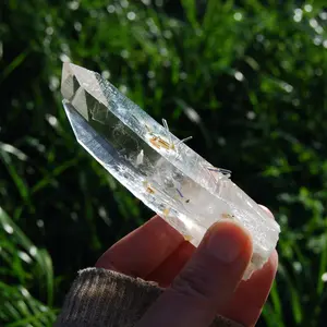 4.5in 132g Channeler Blades of Light Lemurian Crystal, Optical Quartz, La Belleza, Santander, Colombia