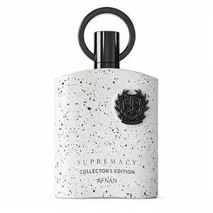 Afnan Supremacy Collector’s Edition White EDP 100ml Unisex Aromatic Citrus Woody Perfume, Long Lasting Lavender Cedar Musk Fragrance Speckled White Bottle Luxury Gift Box