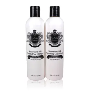 CMR Cosmetics Strawberry Silk Luxury Hair Care Kit - Sulfate-Free Shampoo & Smoothing Conditioner, Frizz Control, Lustrous Shine, for All Hair Types, Gentle and Nourishing