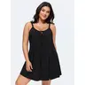 BloomChic Supersoft Pleated Knotted Flowy Lounge Dress 【M-6XL】