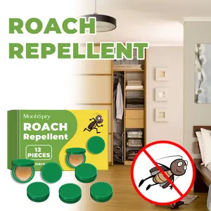 Pest Control Kit: Roach Gel Bait Killer & Rodent Repellent Pouches for Indoor Outdoor Use