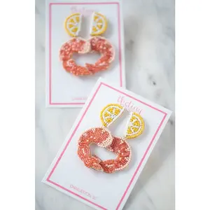 The Shrimp Cocktail Earrings