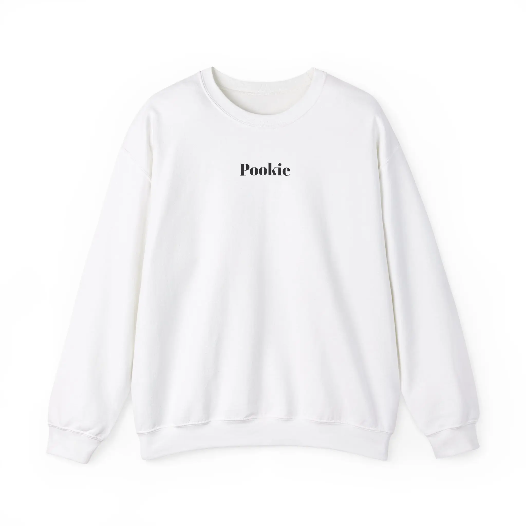 Personalized Pookie Unisex Heavy Blend Crewneck Sweatshirt, Cozy Gift, Everyday Wear, Perfect for Birthdays, Casual Style, Custom