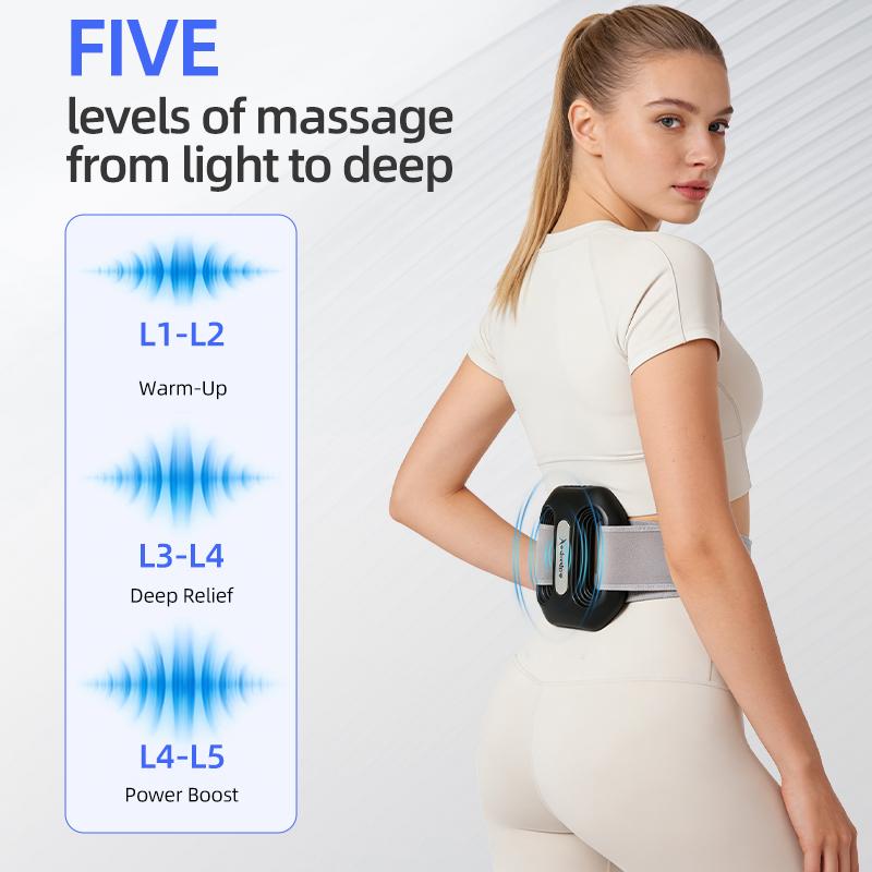 Wireless Full-Body Massage Ring – 8 Speed Settings for Neck and Shoulder Muscle Relaxation, Portable Deep-Tissue Percussion Massager, Suitable for Relaxing the Body and Mind, Ideal as a Fitness-Themed Christmas Gift for Men and Women