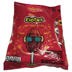 Vero Elote con chile 40 lollipops 1-lb - 3.6oz -