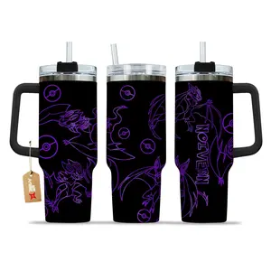 STORMMECH- Noivern 40oz Tumbler, PKM Water Bottles, Anime Tumbler With Handle, Anime Fan Gift, Anime Stainless Steel Tumbler, Otaku Gift
