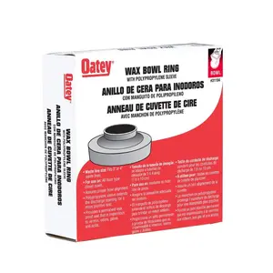 212 MAIN Heavy Duty Wax Bowl Ring with Sleeve, Brass Bolts & Nuts, 0.25x2.25 in. Steel Floor Permanent Seal, Pack of 24 Wax Gasket, Wax Ring