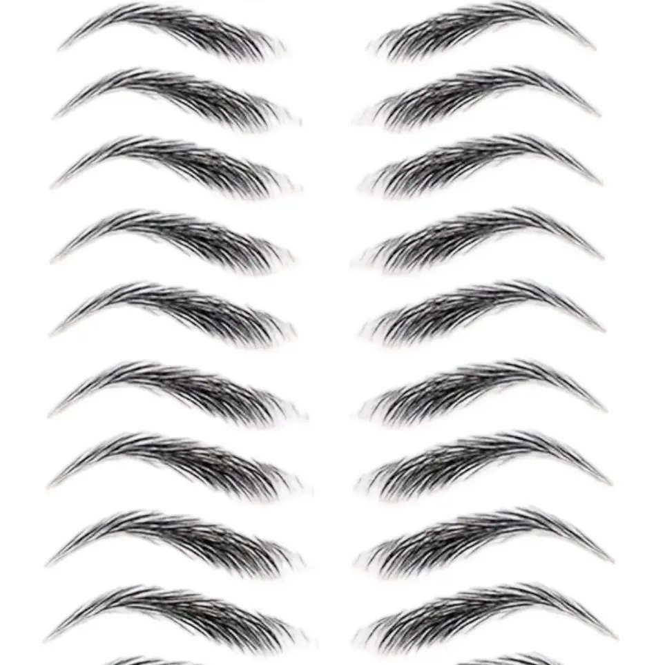 Waterproof Eyebrow Tattoos, 48 Total Eyebrow Tattoos | Styles Arched | Natural | Upward | Tapered Temporary Eyebrow Tattoo Stickers, Long Lasting Natural False Eyebrows Makeup Stickers For Eyebrow Shaping. Distributed by Acts 2:17 Brushes & Cosmetics