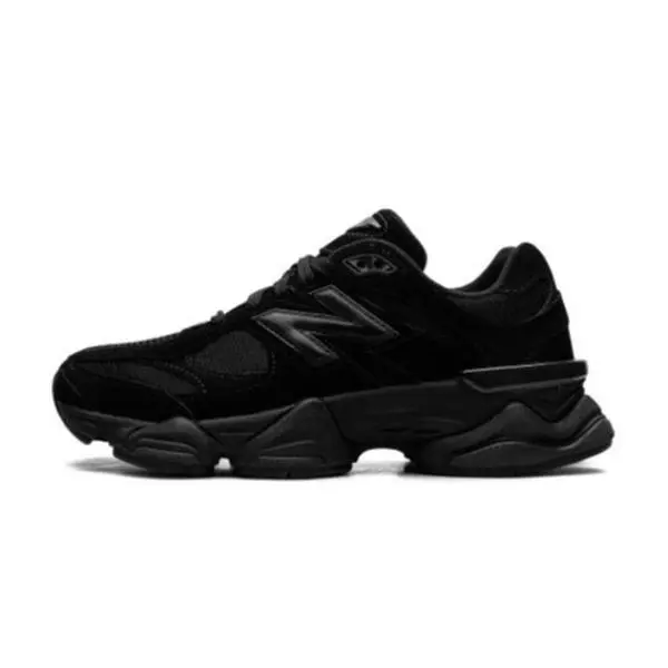 New Balance 9060 Triple Black Cat Suede Men's Fashion Sneaker - New Balances, Daily Street Shoes, Comfortable Lifestyle Walking Shoes
