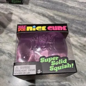 Transparent NeeDoh 2026 New Cube Nice Cube - Satisfying Cube Squeeze Toy - Soft Squeeze Toy in Assorted Colors - Fun for Ages 3 and Up Limited Edition