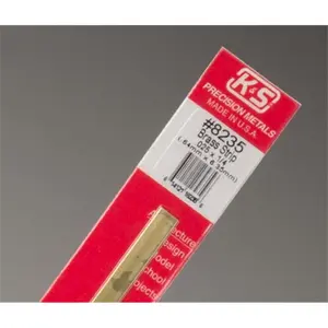 212 MAIN Brass Strip - 0.025 in. x 0.25 in., 12 in. Strip Form for Sailing Water Sports