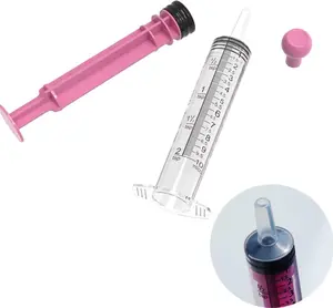 Pack of 20, colorful plastic syringes, measuring tools, oil or glue applicators (1ml, 3ml, 5ml, 10ml)