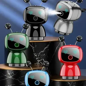 car freshener scent Long Lasting Car Fragrances Diffuser Robot Clip with Adjustment Intensity Vehicle Scent Diffuser Clip for Air Vent H9EE cool accesories document  holder carbon  fiber headrest cover fragranco Chauffeur Scented Oil difusor  de  aire  o