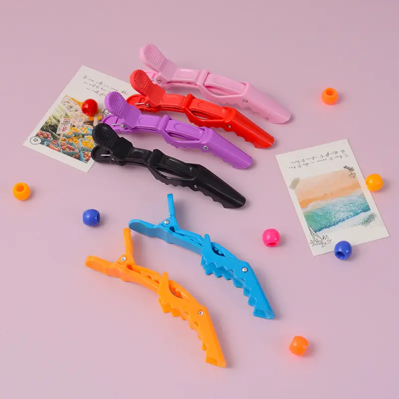 1Pcs Alligator Hair Clips Hairdressing Clamps Plastic Hair Claw Professional Barber Salon Styling Hairpins Hair Accessories