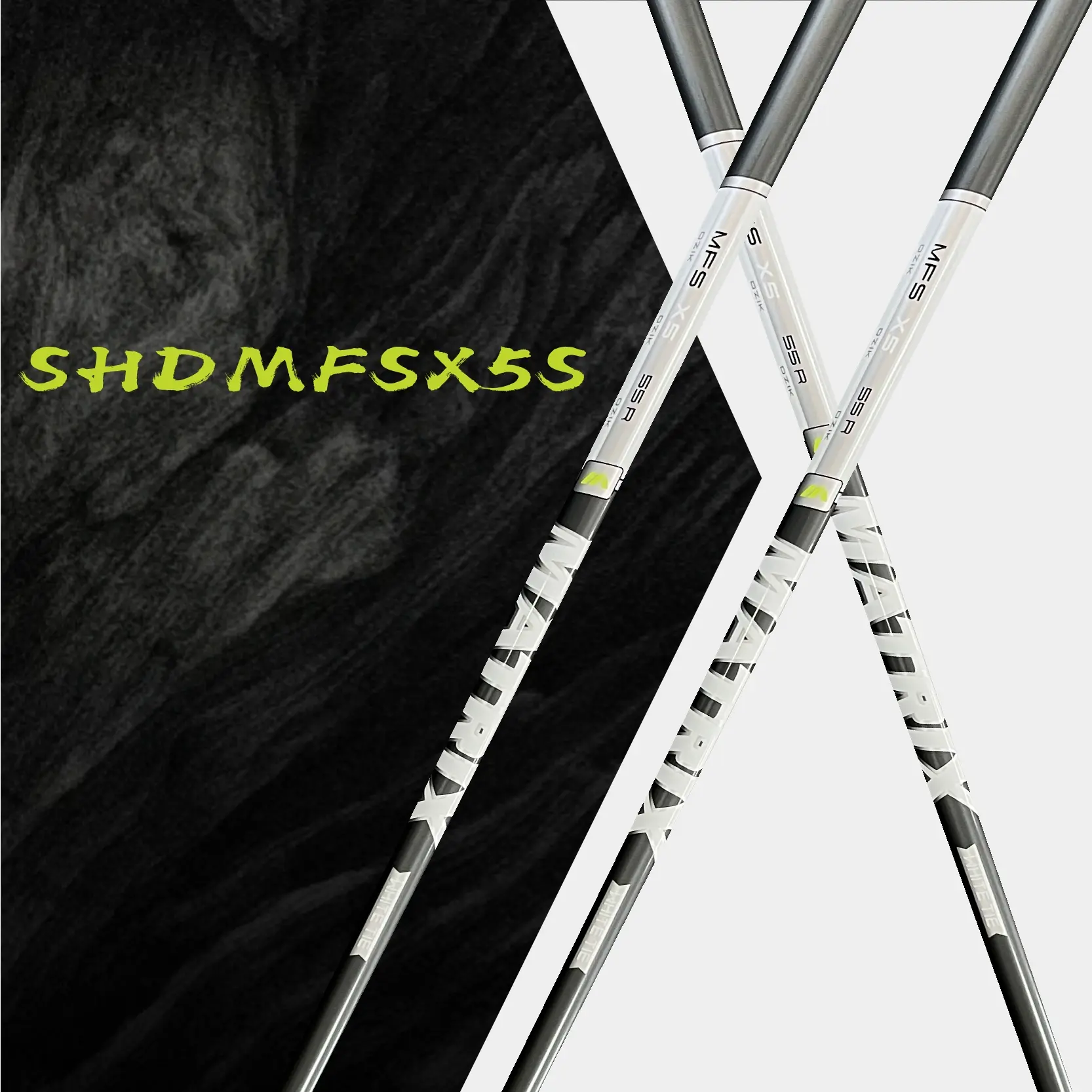 MATRIX MFSX5 Series Gray Golf Driver Shaft, Super Stable, UHN Tips, Improves Transmission Power, Optimizes Transmission Speed