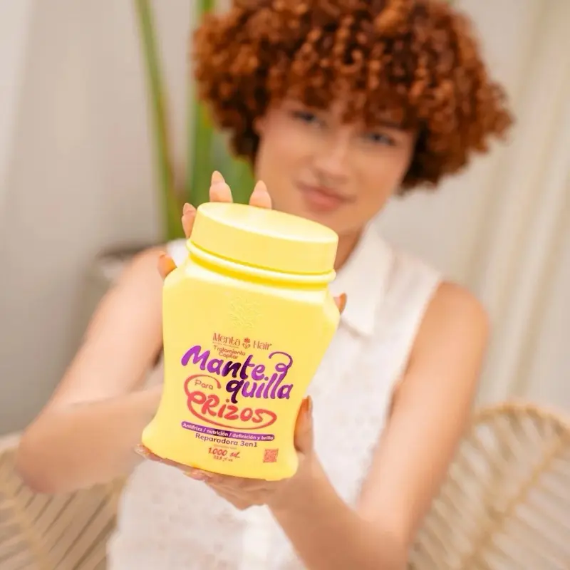 Menta Hair Menta Hair Curl Butter Repair 3-in-1 Antifriz Nutrición Definición Brillo Reparadora 3en1 1000 ML