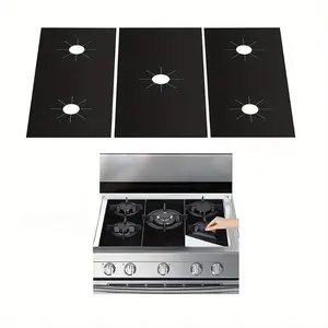 5-hole gas range pad Gas range pad Teflon gas range protective cover cleaning pad anti-fouling pad