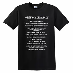 Millennials T-Shirt Made in the USA Size S to 5XL