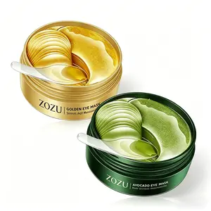 120pcs Avocado & Gold Eye Mask: AM Brightening & Hydration, PM Repair & Depuffing – The Daily Must-Have for Dark Circles & Dryness Alternate Use To Reduce Puffiness And Soothe Dry Skin,Daily Eye Care, Skin Care Gift