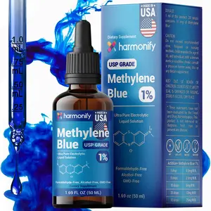 HARMONIFY Methylene Blue 50 ML (1.69 FL OZ) USP Grade 1% Solution
