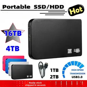 External High-Speed Mobile Hard Drive Expansion Upgrade 16T 8T 4T 2T 1T 500G Stable Same Day Dispatch external storage
