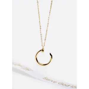 CURVE nail Necklace (TF )