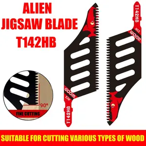 High-Quality Steel Alloy Irregular Curve Saw Blades, Jig Saw, Precision Wood Cutting, Durable Teeth, Smooth Finish, Manual Use, DIY & Professional Hand Tools