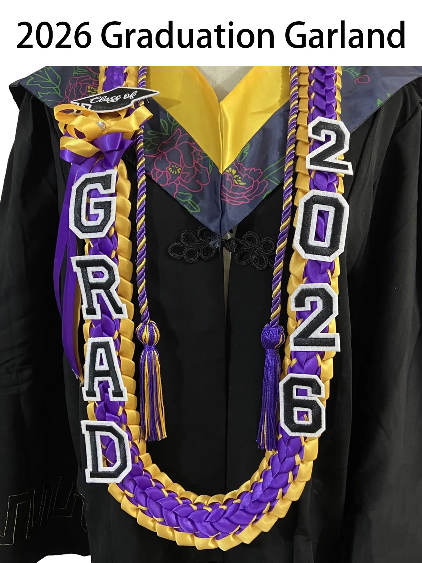 2026 Graduation Ceremony Award Garland Decorative Fashion Accessory, Celebratory Touch, Wide Dual-Layer Graduation Ribbon Honor Cord Set, Graduation Student Graduation Garland Necklace Graduation Theme, Fashionable Accessory, Graduation Gift