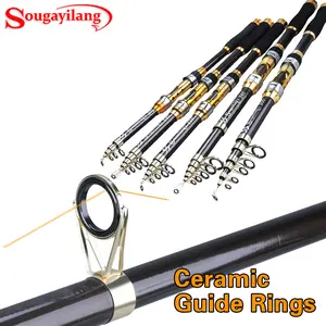 Sougayilang  Fishing Rod, CNC Machined Reel Seat, EVA Handle, Lightweight and Durable Fishing Rod for Bass, Trout, and Freshwater Fishin