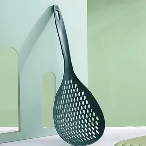 Japanese Style Home Noodle Strainer Utensils Kitchen Long Handle Dumpling Pasta Skimmer High Temperature Resistant Large Size Drain Spoon