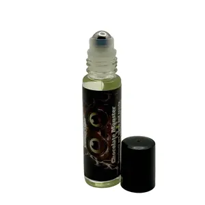 Scented Chocolate Monster Body Oil Roll-On, Vanilla Aroma, Smooth Body Care Treatment