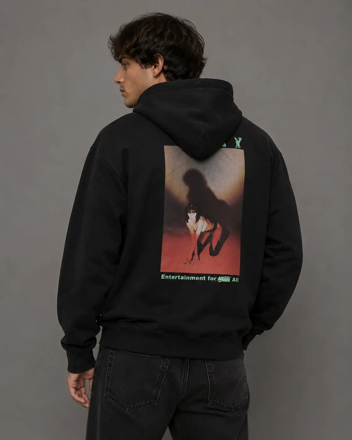 Playboy Shadow Black Hoodie Playboy Shadow Black Hoodie
