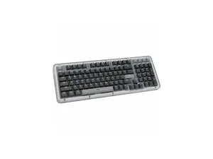Logitech Alto Keys K98M Wireless Mechanical Keyboard, Customizable Keyboard with Vibration Absorbing Gasket, Backlit Keys, Graphite - Wireless Connectivity - Bluetooth/RF - 2.40 GHz - USB Type A Inter
