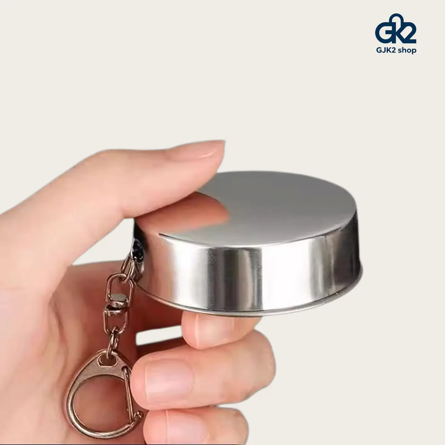 Foldable Stainless Steel Cup - Minimalist Retractable, Portable, Heatproof for Travel and Outdoor Use