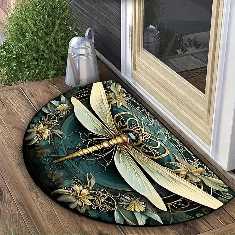Non-slip, vintage-style welcome mat - washable and suitable for use in doorways, living rooms, bedrooms, offices, and both indoor and outdoor spaces.